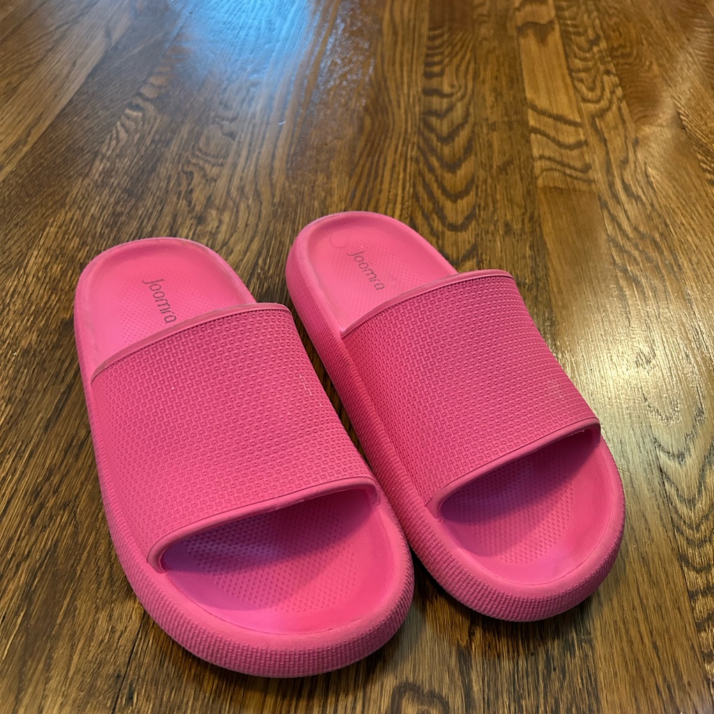 Joanna Pink Slide Sandals
